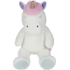 Gifi Eveil<Peluche licorne polyester 100x40x30cm blanc