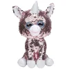 Gifi Eveil<Peluche licorne sequin rose et blanche Choux Bidou