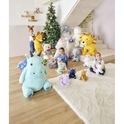 Gifi Eveil<Peluche lion polyester 100x40x30cm jaune