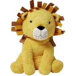 Gifi Eveil<Peluche lion polyester 80x50x48cm jaune