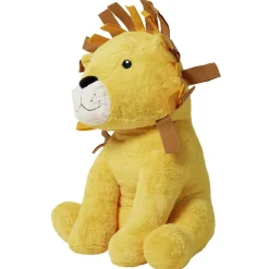 Gifi Eveil<Peluche lion polyester 80x50x48cm jaune