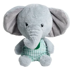 Gifi Eveil<Peluche éléphant polyester 50x25x20cm gris