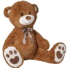 Best Gifi Peluche ours gonflable assis marron