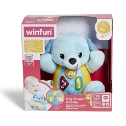 Gifi Eveil<Peluche ourson lumineux et sonore 19,5x12xH16cm