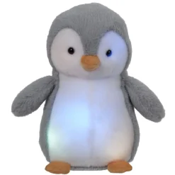 Gifi Jeux D'Imagination Et D'Imitation<Peluche pingouin animé gris et blanc