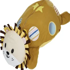 Gifi Eveil<Peluche piscine à balles Lion L.100x59xH.32 cm + 20 boules multicolore