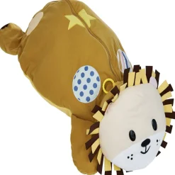 Gifi Eveil<Peluche piscine à balles Lion L.100x59xH.32 cm + 20 boules multicolore