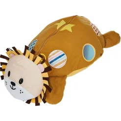 Gifi Eveil<Peluche piscine à balles Lion L.100x59xH.32 cm + 20 boules multicolore