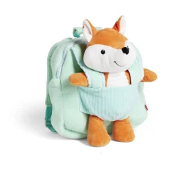 Gifi Eveil<Peluche renard sac à dos 24x17xH28cm