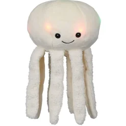 Gifi Eveil<Peluche veilleuse pieuvre lumineuse blanche Ø20xH17cm