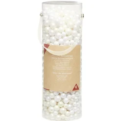 Gifi Perles en plastique abs nacré blanc