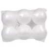 Gifi Petite boule blanche avec attache sapin Noël x6