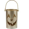 Photophore Halloween visage citrouille ajouré*Gifi Outlet