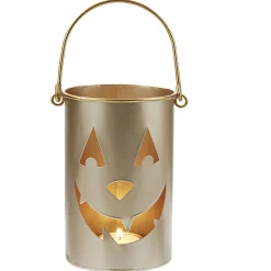 Photophore Halloween visage citrouille ajouré*Gifi Outlet
