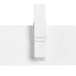 Pince ardoise blanche x6*Gifi