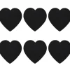 Gifi Pince ardoise coeur blanc x6