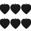 Gifi Pince ardoise coeur chocolat x6