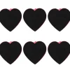 Gifi Pince ardoise coeur rose fuchsia x6