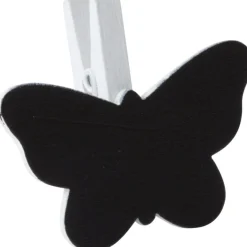 Gifi Pince ardoise papillon blanc x6