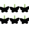 Gifi Pince ardoise papillon vert x6