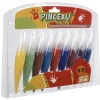 Gifi 9 Pinceaux peinture 2 en 1