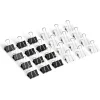 Pince double clip x24 métal*Gifi Clearance