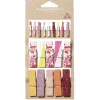Gifi Pince à linge bois x19 rouge et rose