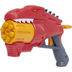 New Gifi Pistolet dinosaure rouge et 8 fléchettes