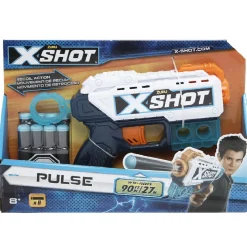 Pistolet pulse X-Shot Zuru + fléchettes x8*Gifi Outlet