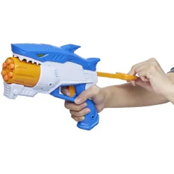 Clearance Gifi Pistolet requin bleu et 8 fléchettes