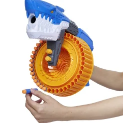 Gifi Jeux D'Imagination Et D'Imitation<Pistolet requin chargeur 40 fléchettes