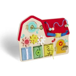 Gifi Eveil<Planche activités enfant bois et métal 40x29,7xH6,4cm