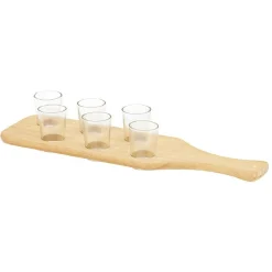 Planche cocktail avec 6 verres à shooter*Gifi Clearance