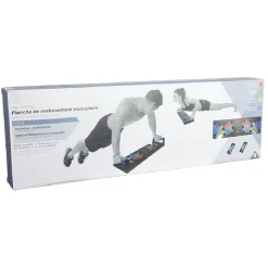 Gifi Planche de renforcement musculaire 10 exercices