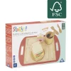 Gifi Jeux D'Imagination Et D'Imitation<Plateau sandwich club en bois