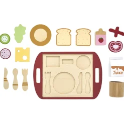 Gifi Jeux D'Imagination Et D'Imitation<Plateau sandwich club en bois