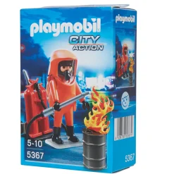 Gifi Jeux D'Imagination Et D'Imitation<Playmobil City action Pompier avec combinaison de feu