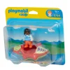 Gifi Jeux D'Imagination Et D'Imitation<Playmobil 123 Fillette avec bateau crocodile