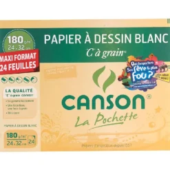 Gifi POCHETTE CANSON PAPIER BLANC x24