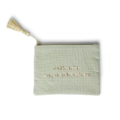 New Gifi Pochette cosmétique inscription message positif 13x17cm - 3 modèles