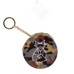 Pochette écouteur design militaire motif renard prisme*Gifi Hot