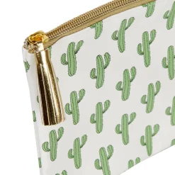 Online Gifi Pochette à maquillage motif tropical cactus vert