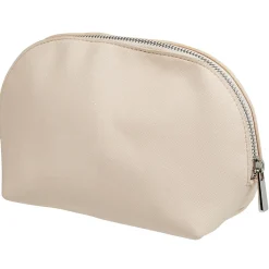 Discount Gifi Pochette à maquillage polyester beige nude