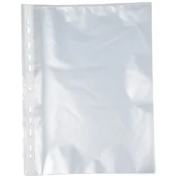Pochette plastique perforée transparente A4 x100*Gifi New