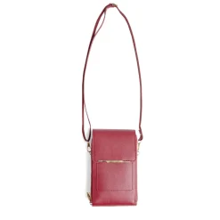 Gifi Pochette téléphone simple zip polyuréthane et métal
