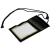 Pochette waterproof en plastique noir/vert*Gifi