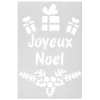 Gifi Pochoir inscription Joyeux Noël ou Vive le vent