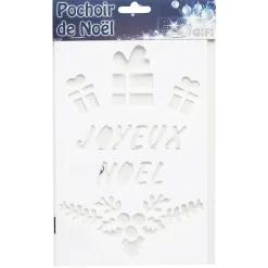 Gifi Pochoir noël en plastique