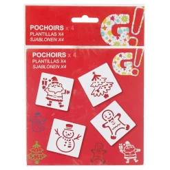 Gifi Pochoir Noël x4