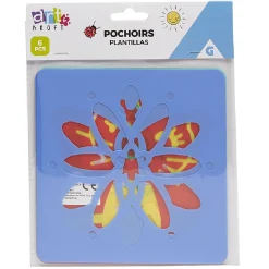 Gifi Pochoir x6 pièces 2 modèles